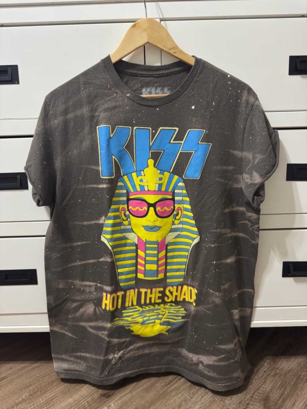 Kiss Neon Pharaoh Customized Band Tee